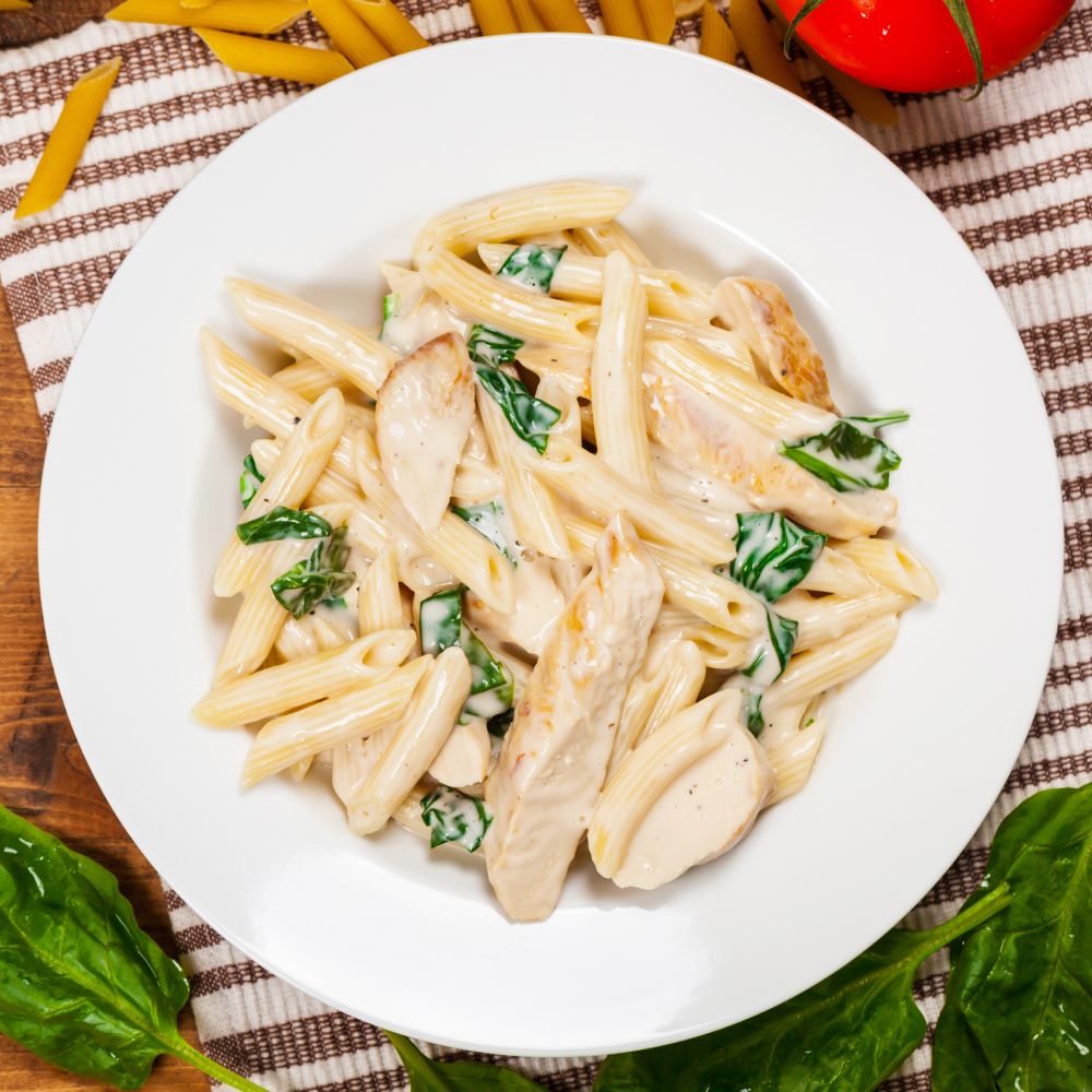Penne Alfredo Chicken Pasta