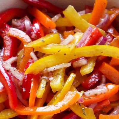 Pepper, Onion, and Lemon