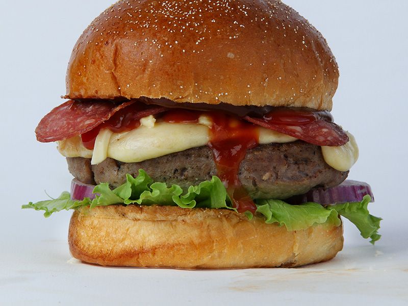 Pepperoni Burger Bite