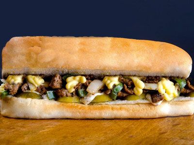 Philly Cheesesteak Sandwich
