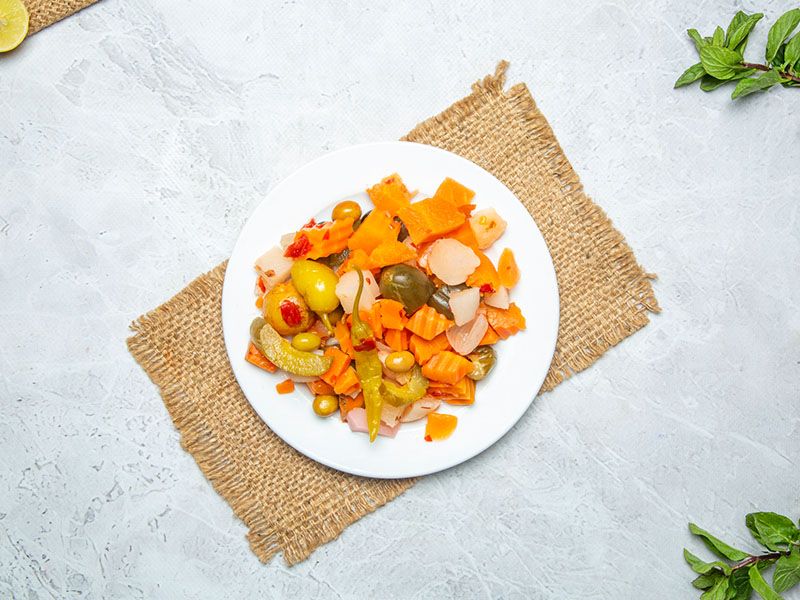 Mixed Pickles Dish