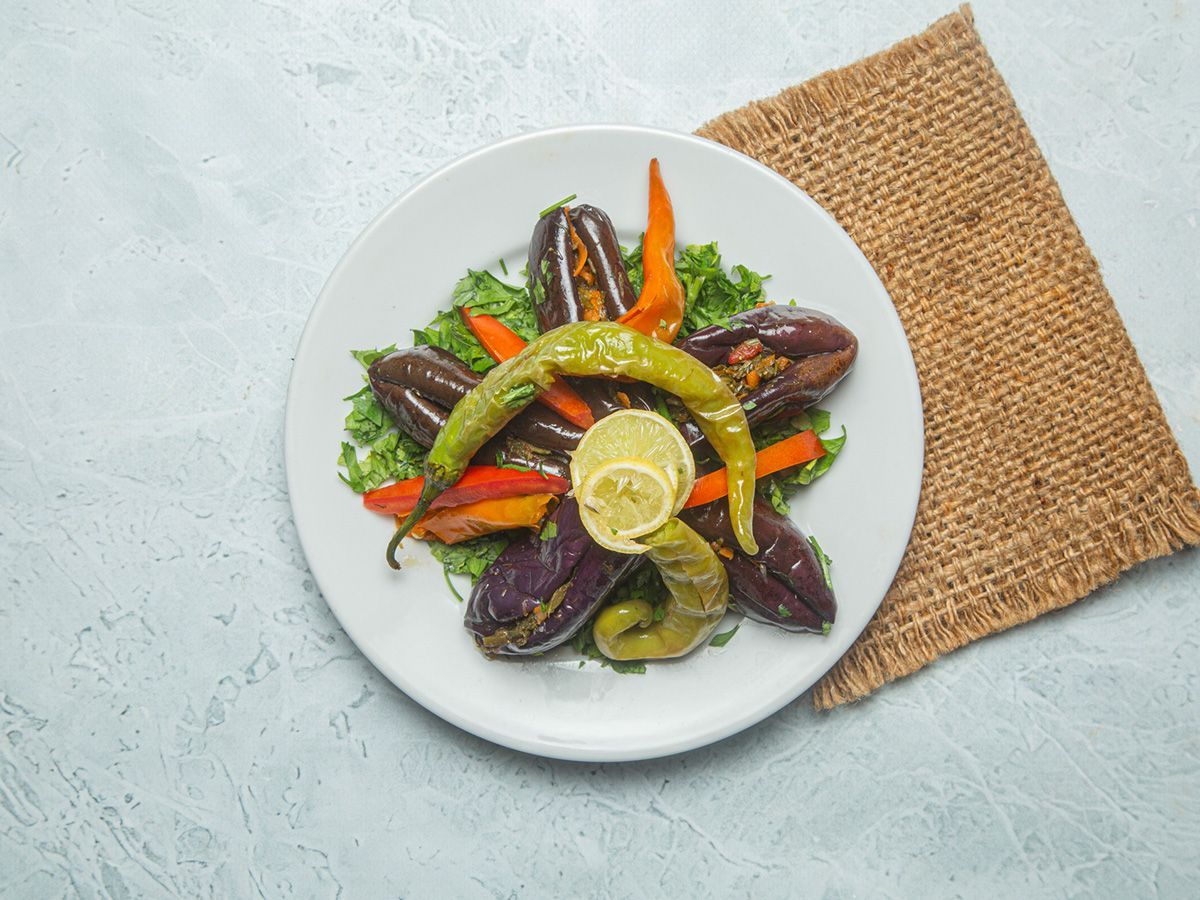 Pickled Eggplant Dish