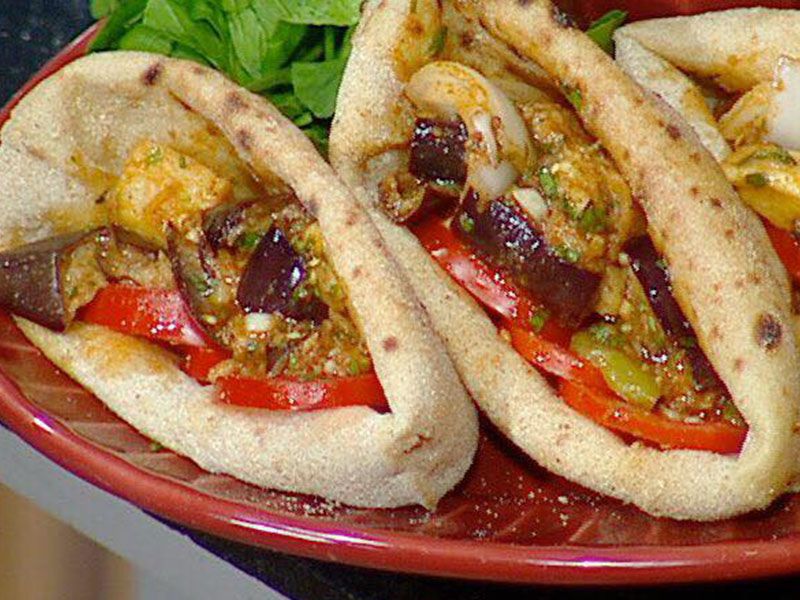 Pickled Eggplant Sandwich