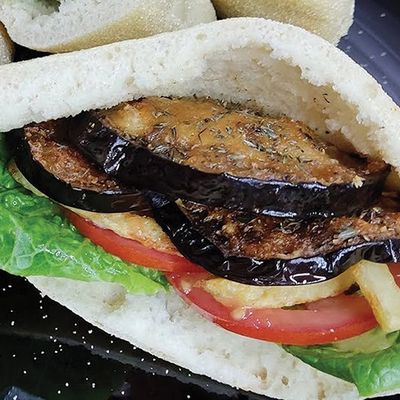 Pickled Eggplant Sandwich
