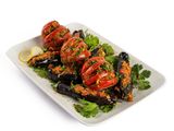 Pickled Eggplant With Tomato And Garlic