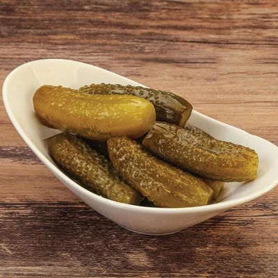 Pickled cucumber plate