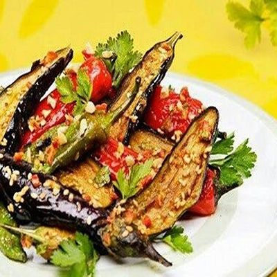 سلطة الباذنجان المخلل