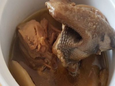 Pigeon Soup With Pigeon Pieces