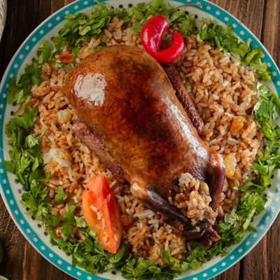 Pigeon Stuffed With Rice