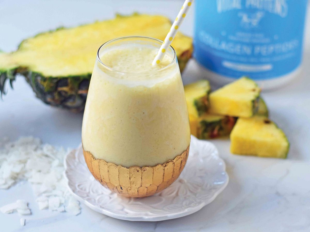 Pina Colada with honey