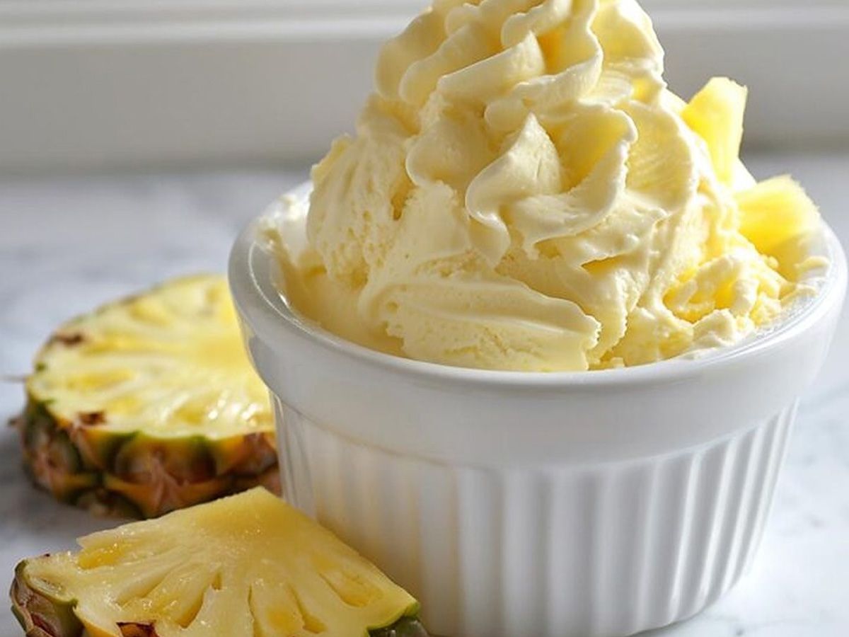 Pineapple Ice Cream