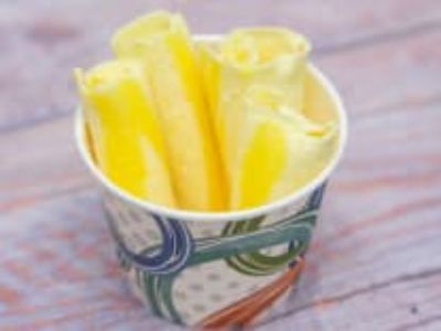 Pineapple Ice Cream Roll