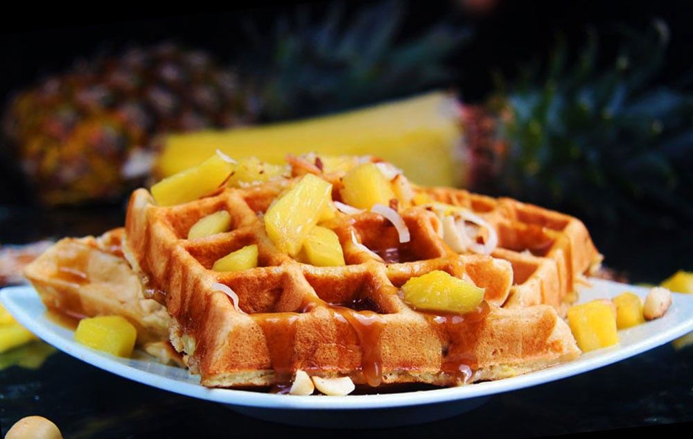 Snickers Waffle