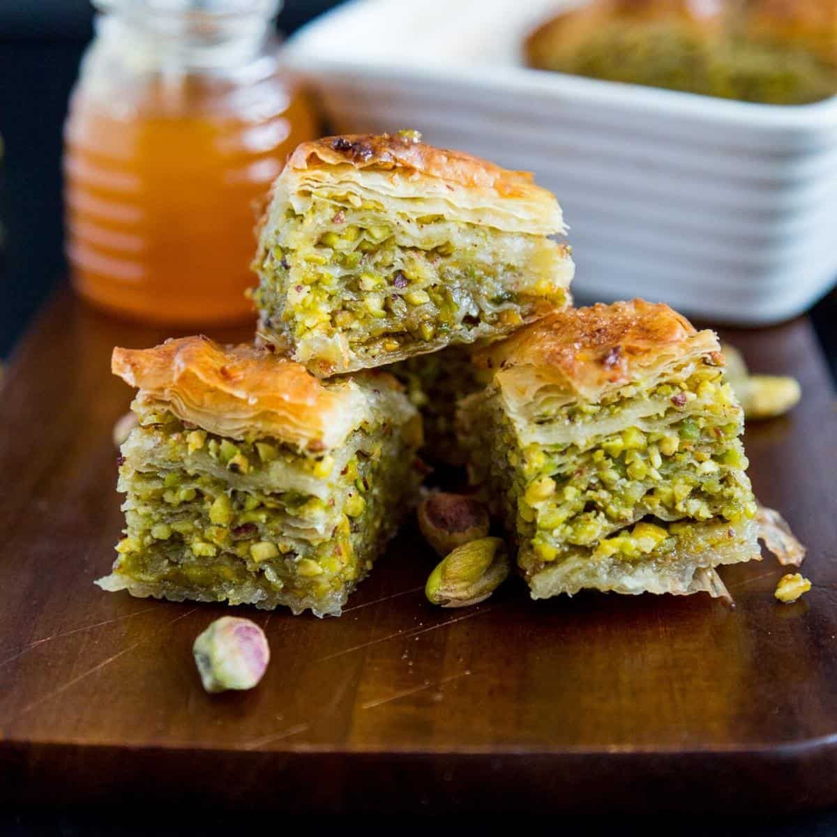 pistachio baklava