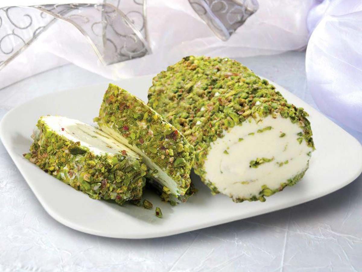Pistachio Ice Roll