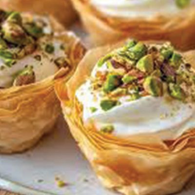 Pistachio Mille-Feuille Cup