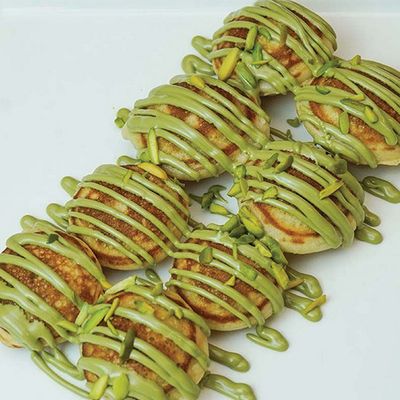 Pistachio Mini Pancakes