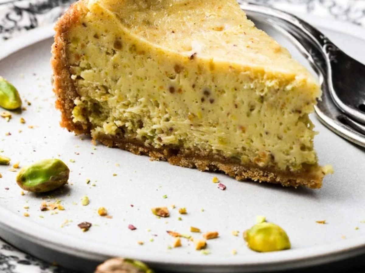 Pistachio San Sebastian Cheesecake