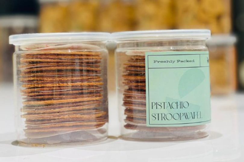 Pistachio Stroopwafle Can