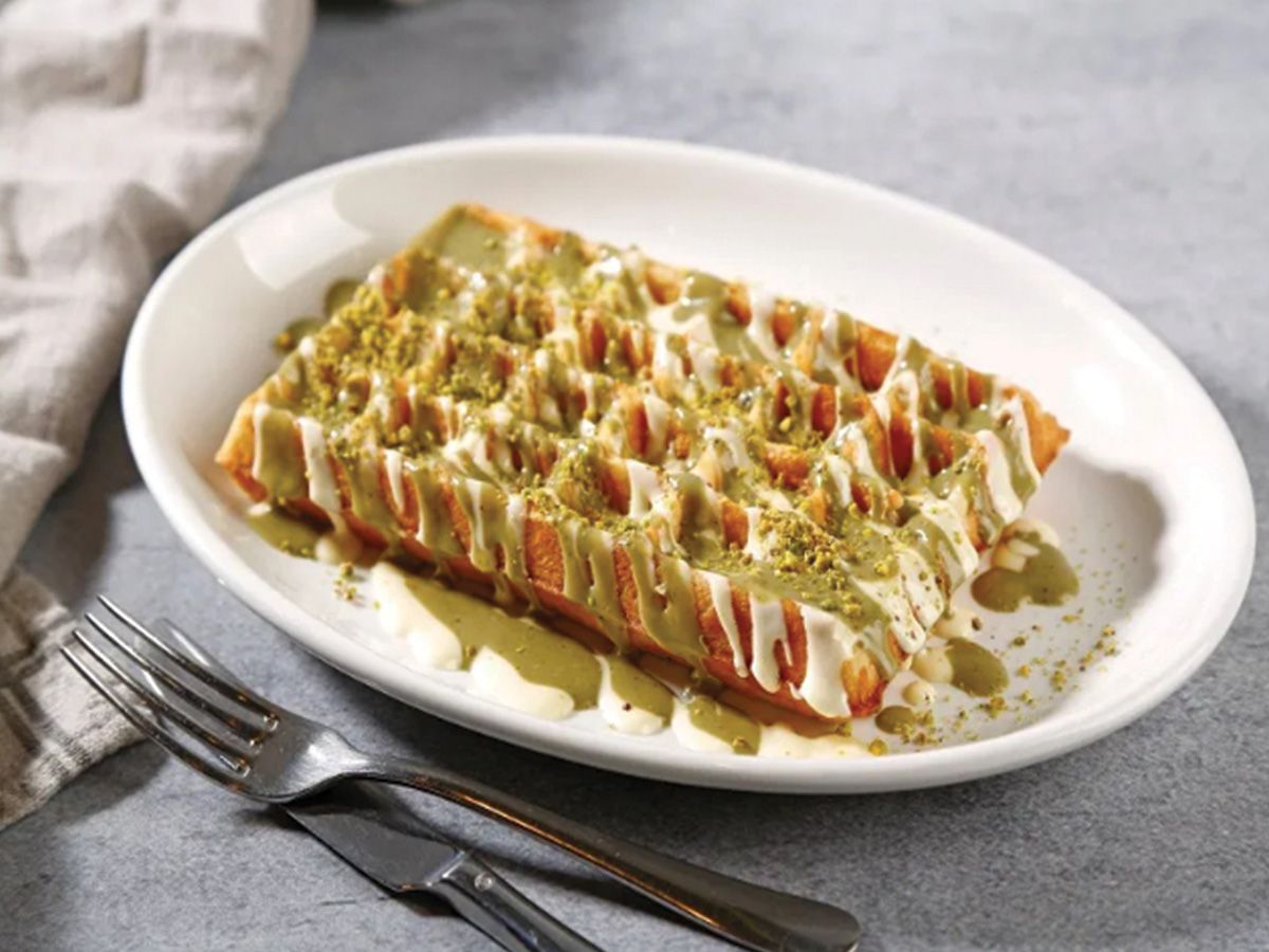 Pistachio Waffle