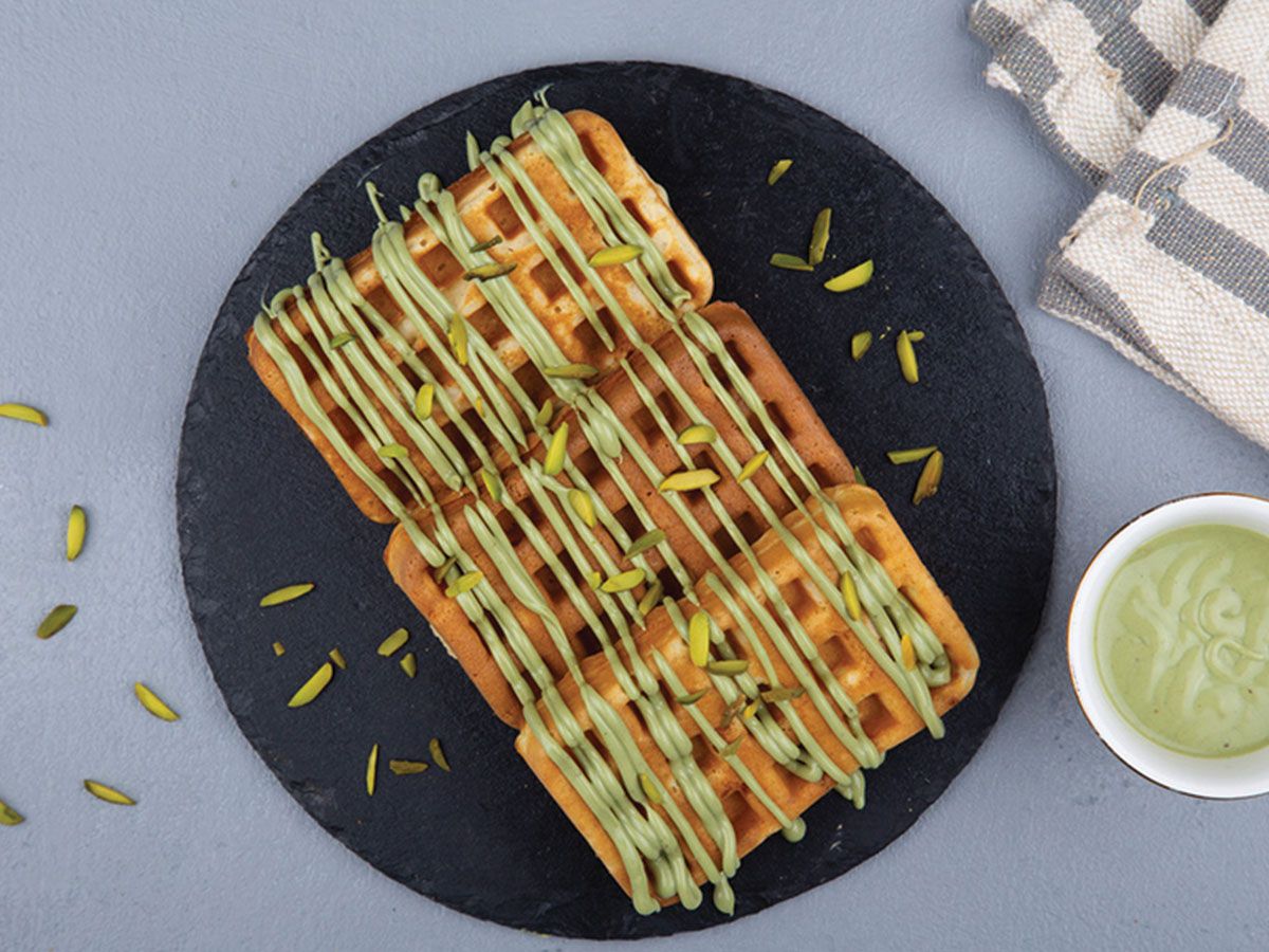 Pistachio Waffle