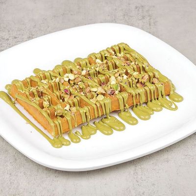 Pistachio waffle