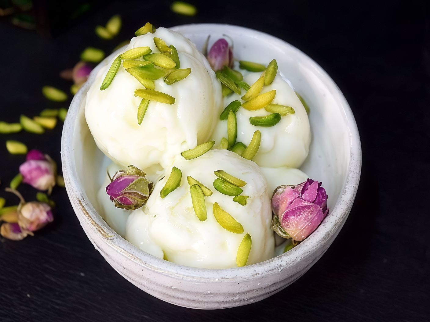 Pistachio With Mastic Ice Cream Cup