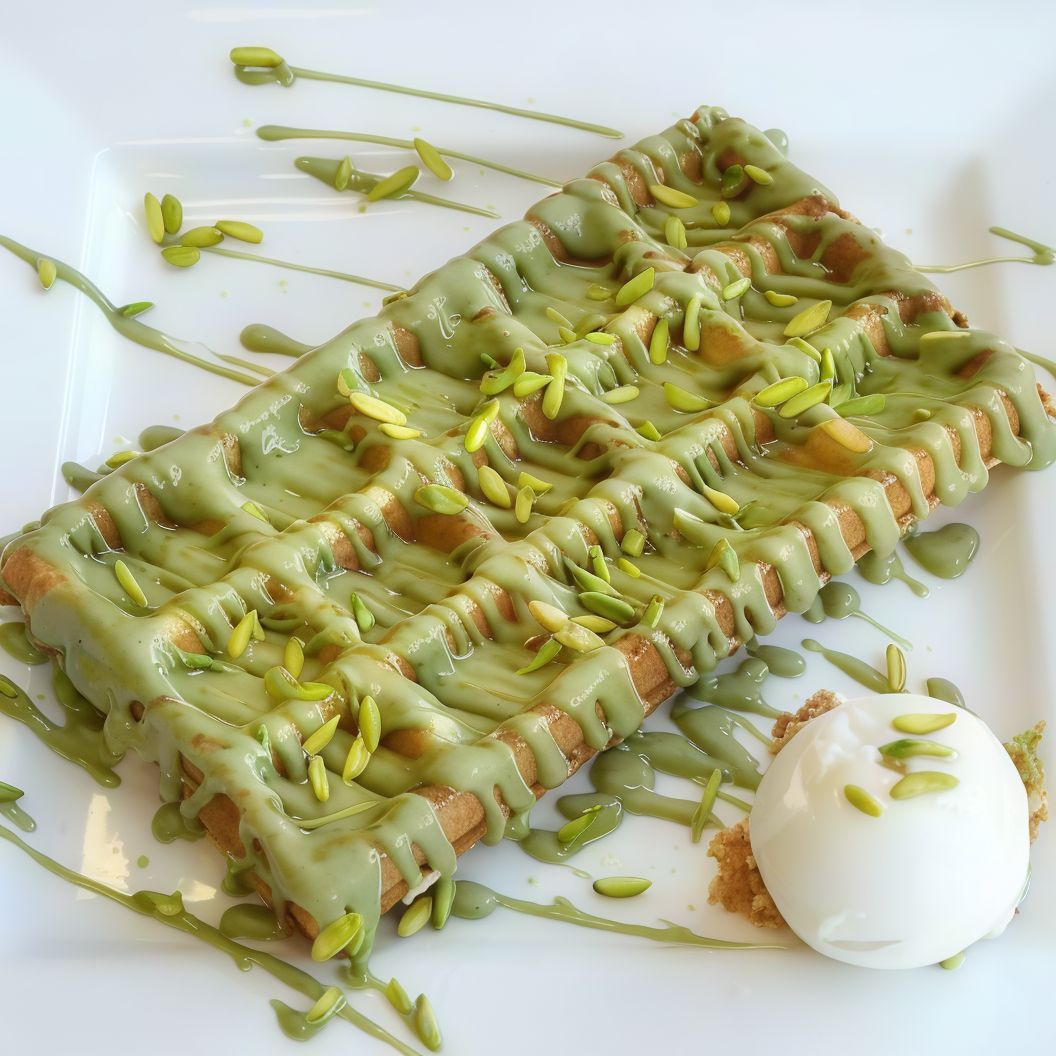 Pistachio Waffle