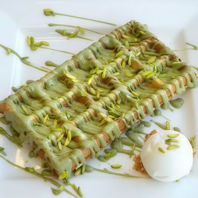 Pistachio Waffle
