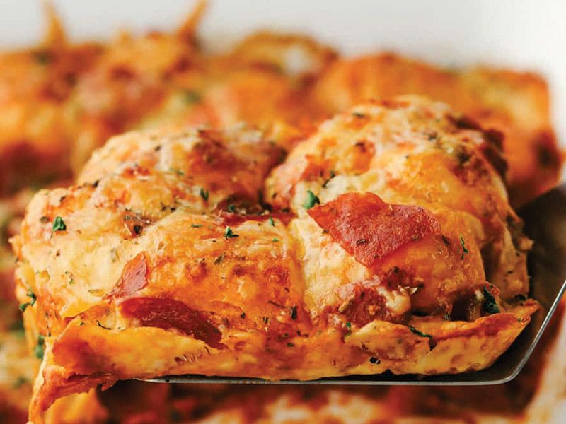 Chicken Bubbles Pizza