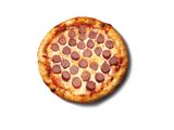 Large Hot Dog Pizza - Thin