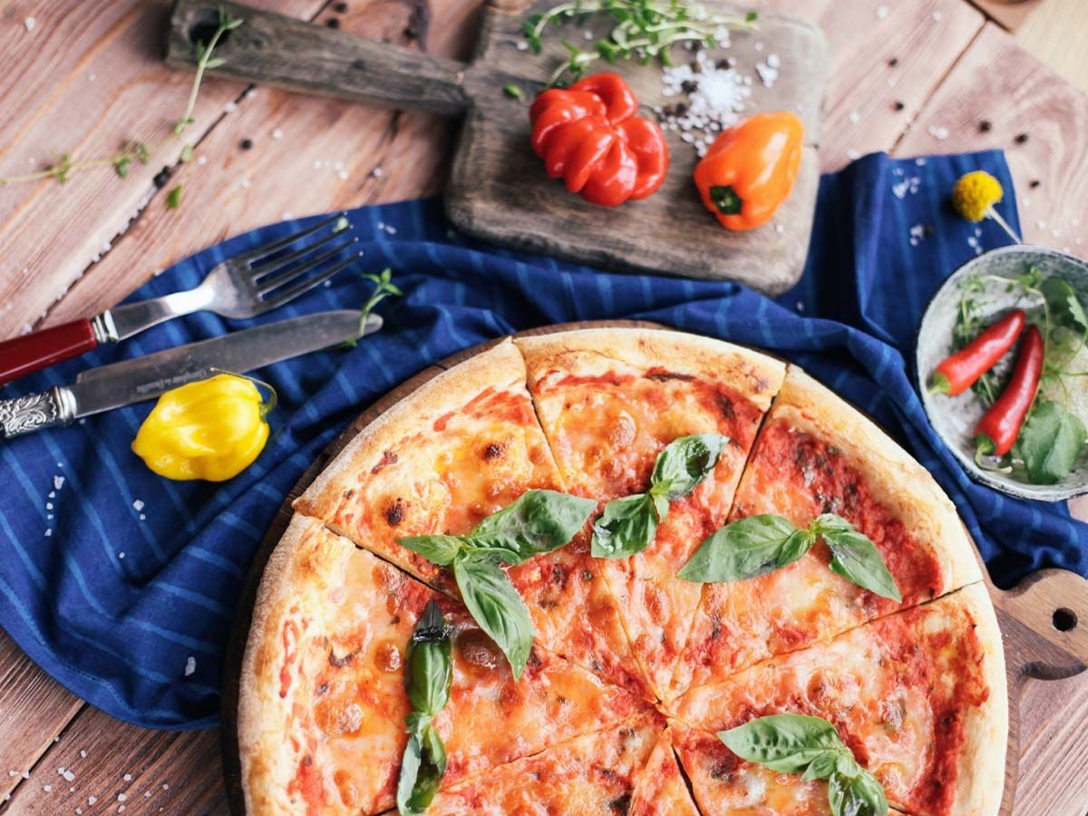 Margherita pizza
