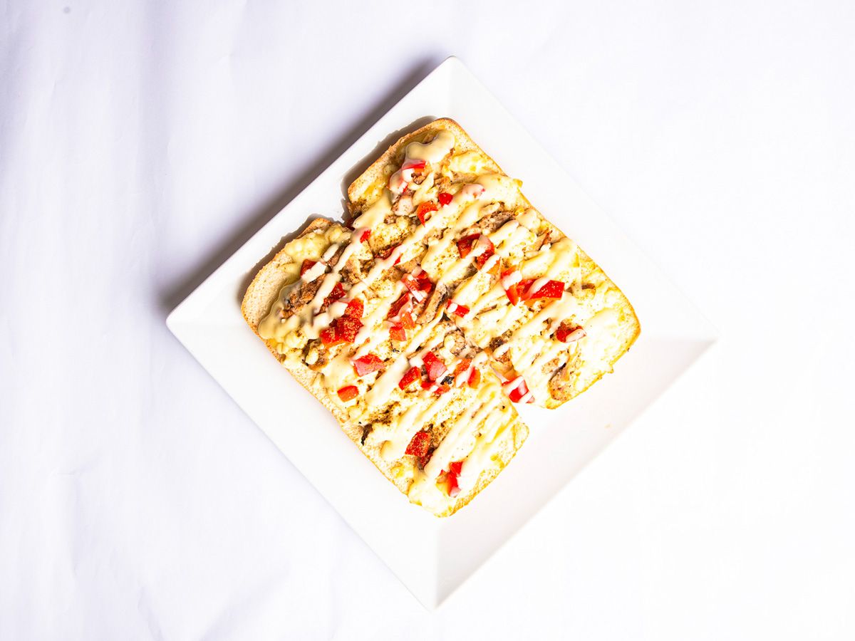 Pizza Sandwich Sweet And Chilli