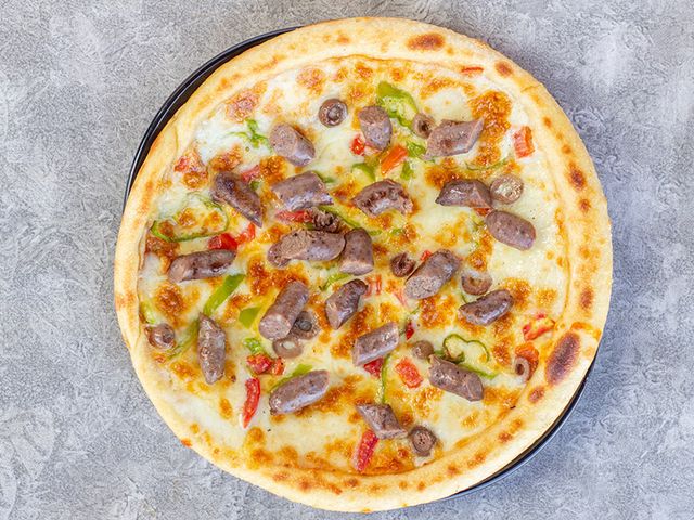 Oriental Sausage Pizza