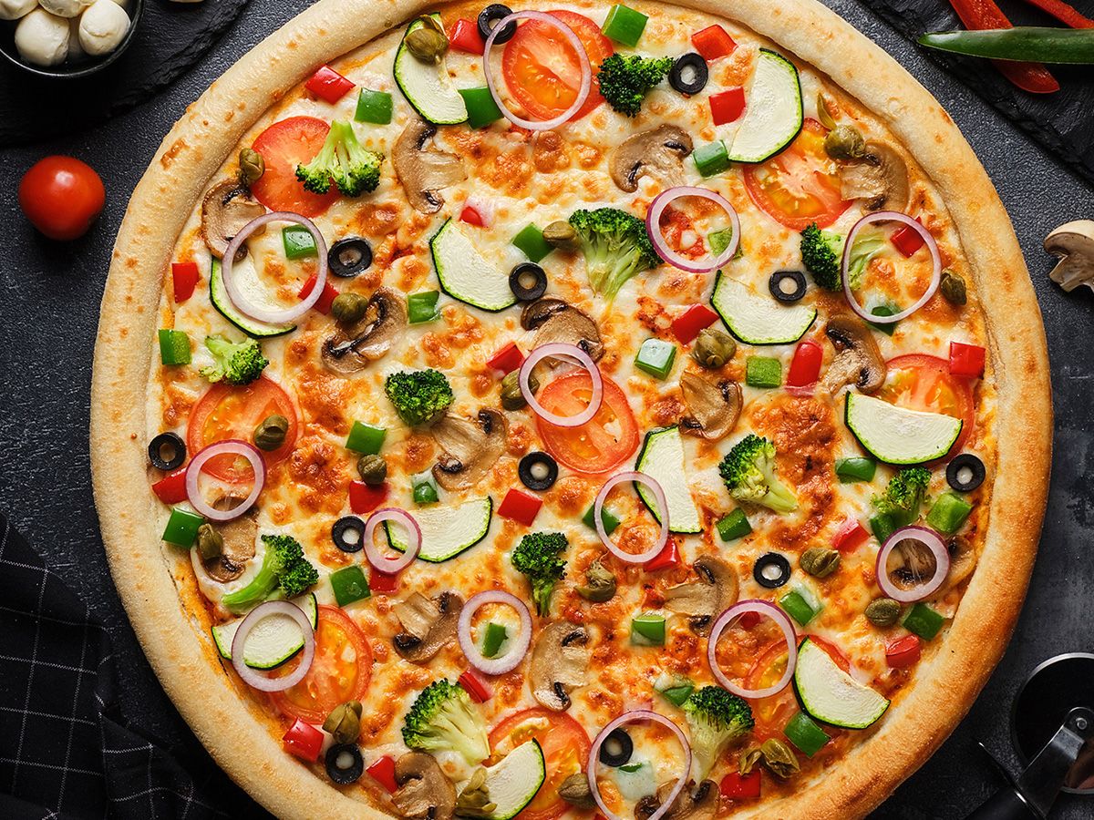 Vegetable pizza
