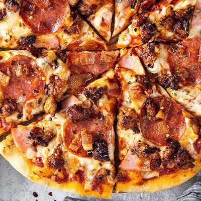 Pizza beef lovers