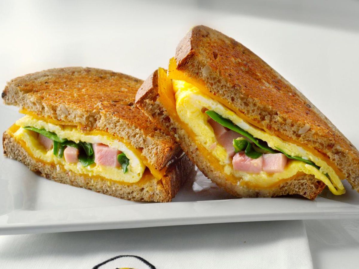 Pizza Roll Egg Sandwich