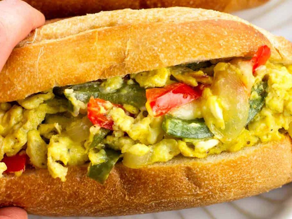 Pizza Egg Sandwich