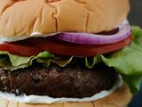 Plain Beef Burger Sandwich