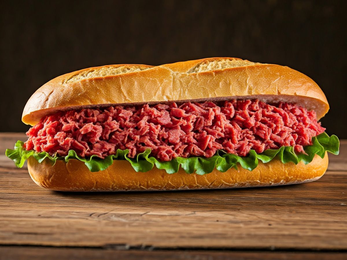 Minced Susage Sandwich