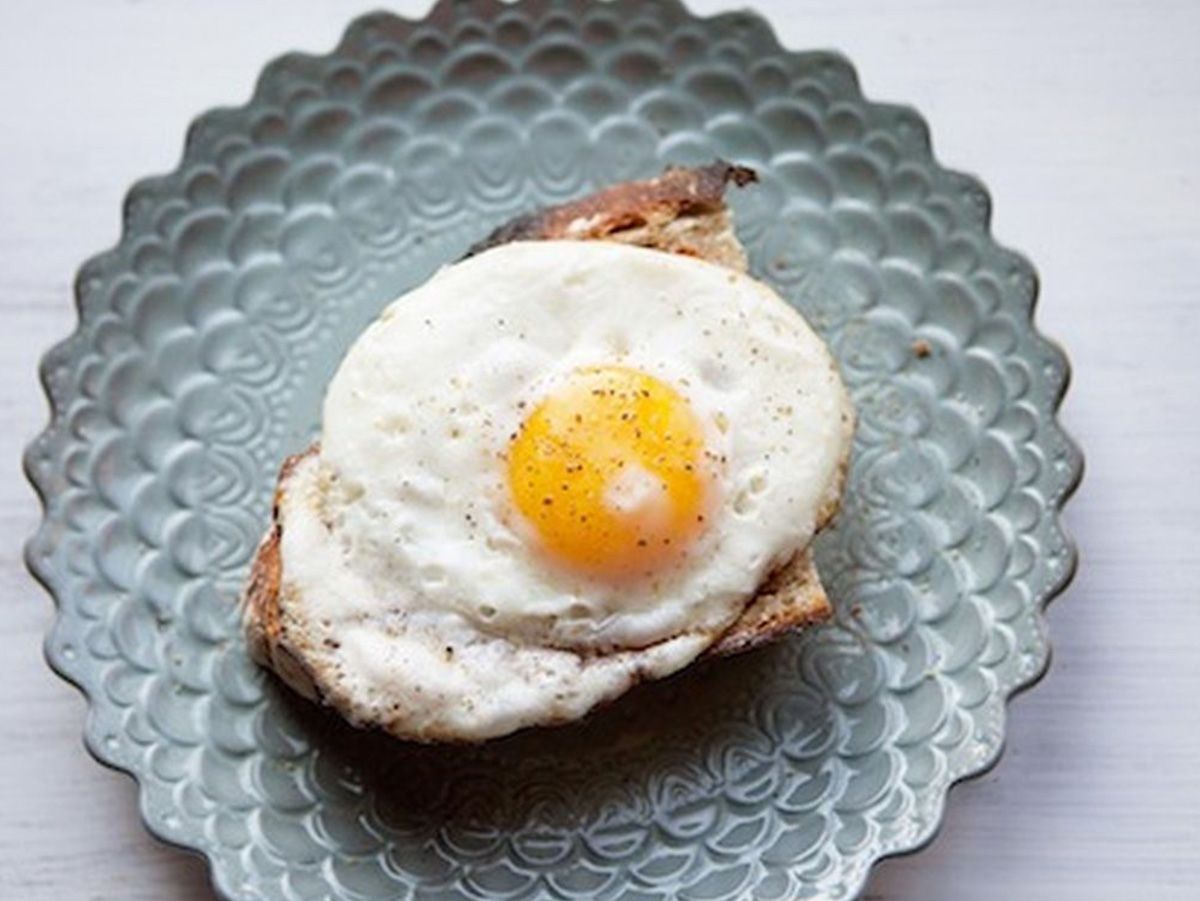 Plain Eggs Toast