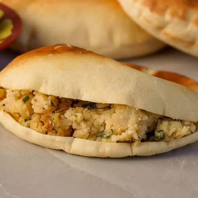 Plain Mashed Potato Sandwich