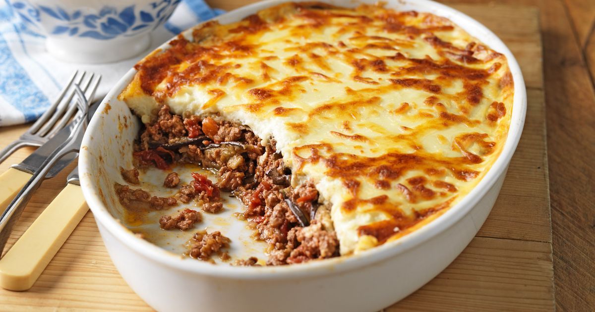 Mesakaa With Minced Meat Casserole