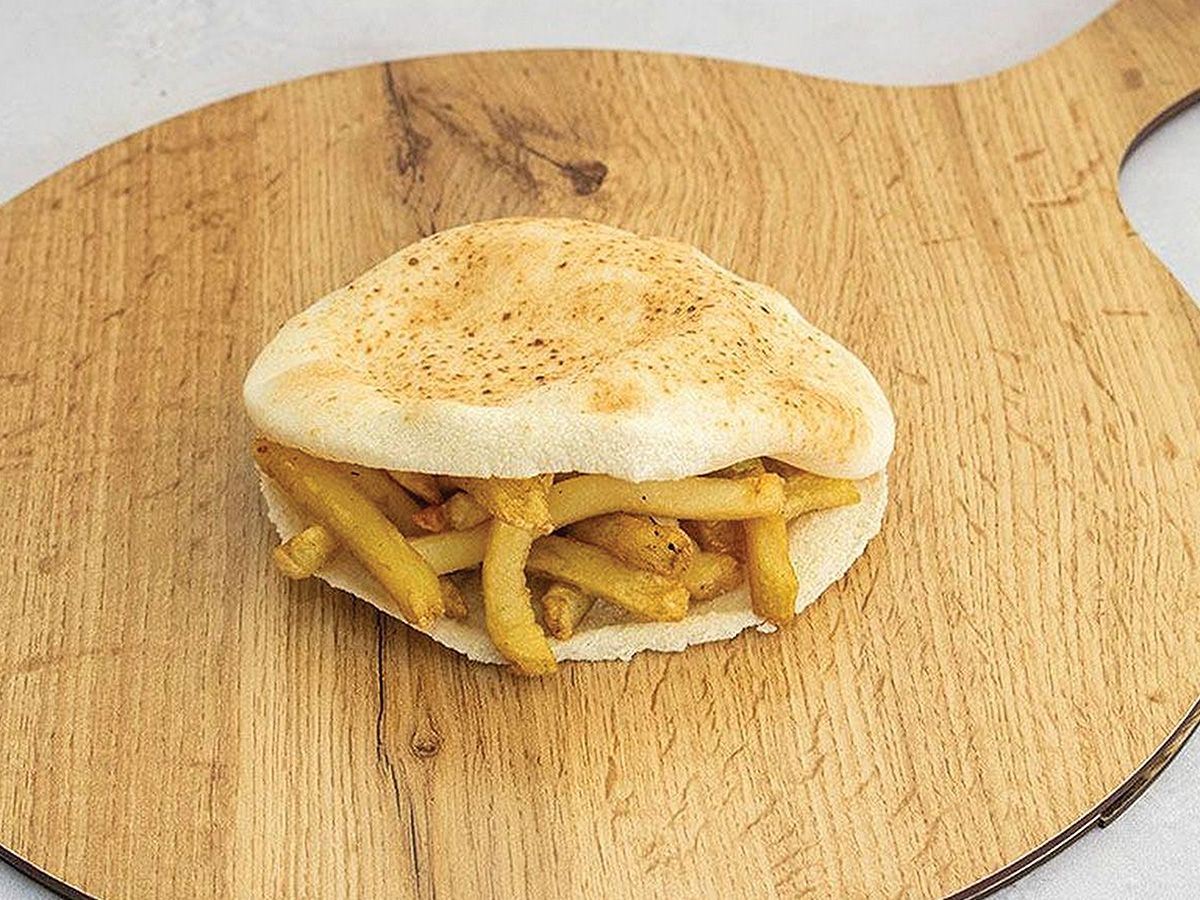 Potato with Plain Cheese Sandwich