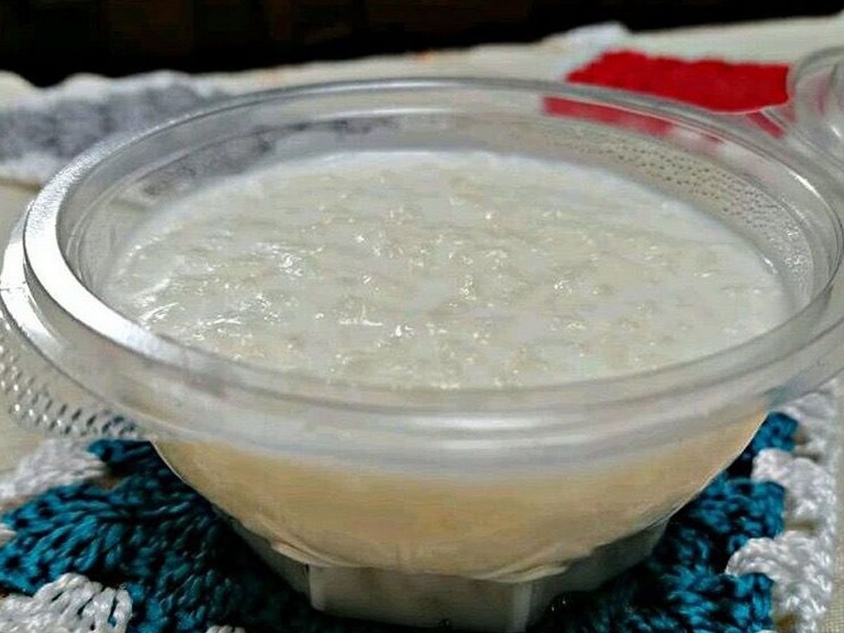 Plain milk rice