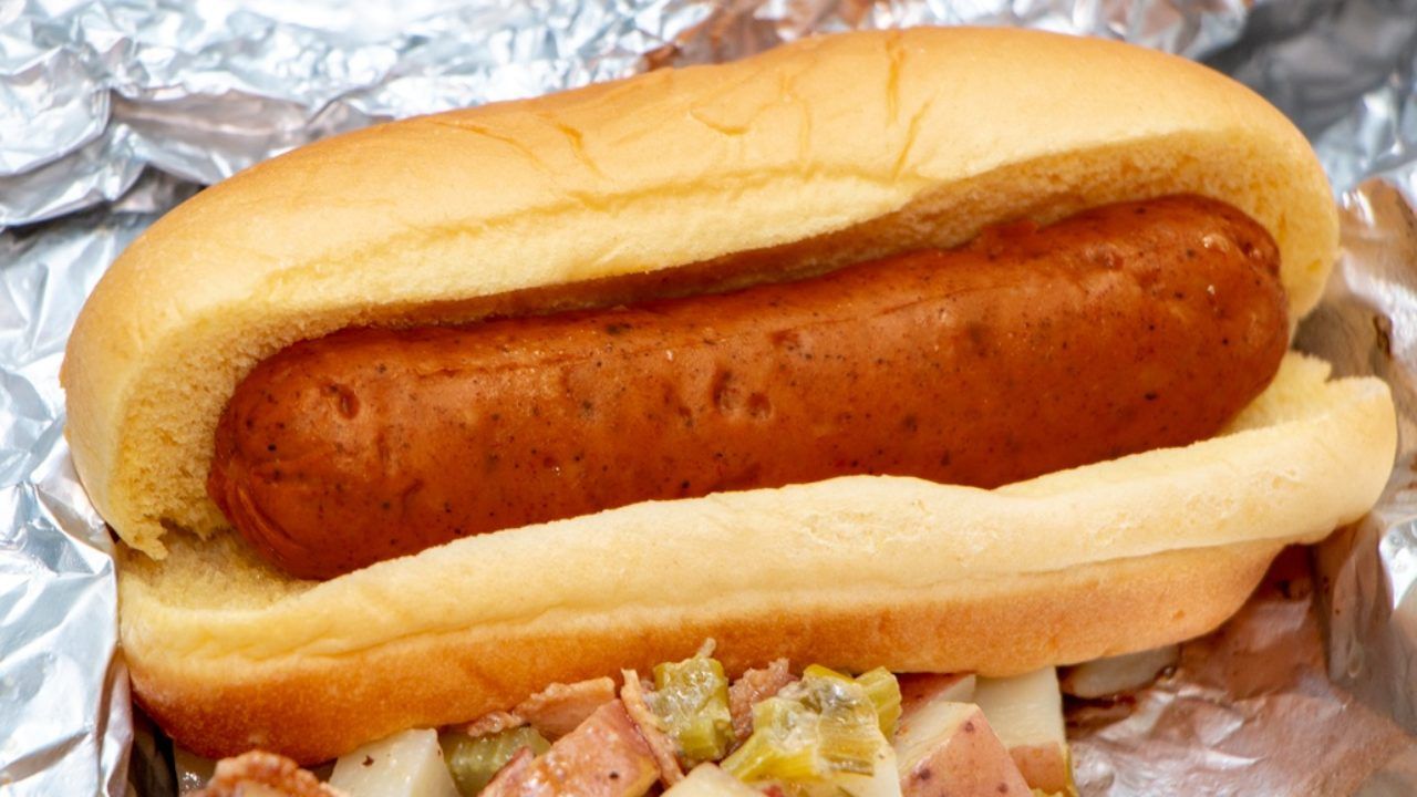 Plain Sausage Sandwich