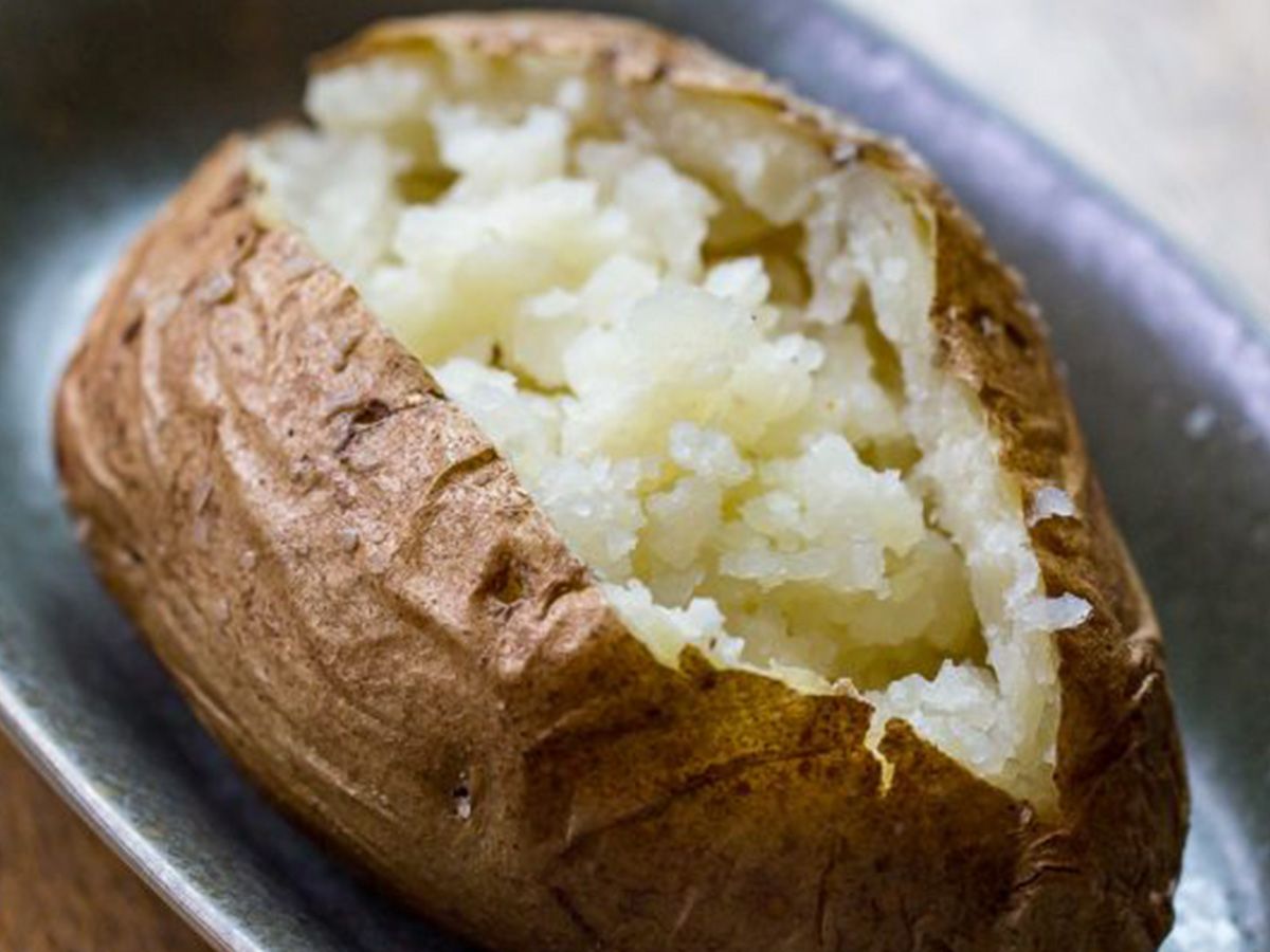 Plain oven potato