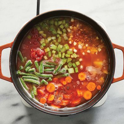 شوربة خضار عادية