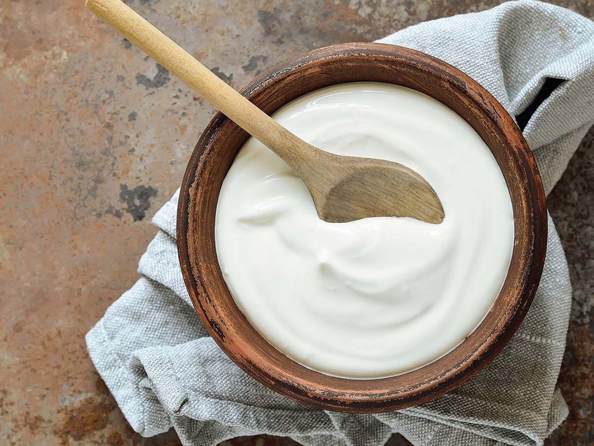 Plain yogurt