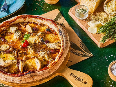 Pollo Barbeque Pizza